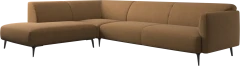 Modena corner sofa with lounging unit
