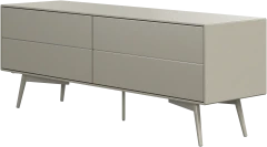 Fermo media unit with drop down doors