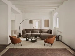 Paraggi 2-seater with chaise longue left