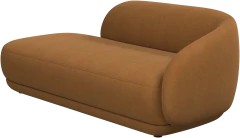 Bolzano, chaise longue sofa right