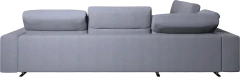 Hampton corner sofa with adjustable back and storage on left side
