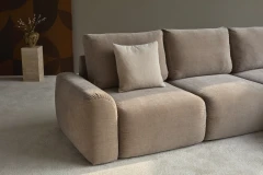 Norum Sofa Bed Chaise With Chunky Arms