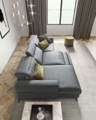 Gareth — Recliner sofa with adjustable headrests and a clean, modern design.