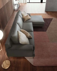 Kennedy — Modern sofa with a linear design.