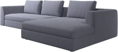 Bergamo sofa with resting unit