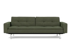 Dublexo Chrome Sofa Bed With Arms