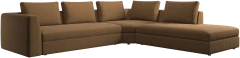 Bergamo corner sofa with lounging unit