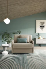 Naxos — Single or double-seat sofa bed.