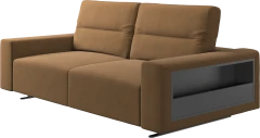 Hampton sofa with adjustable back and storage on the right side