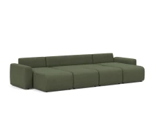 Norum Sofa Bed U-shape With Chunky Arms