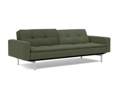 Dublexo Chrome Sofa Bed With Arms