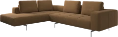 Amsterdam corner sofa with lounging unit