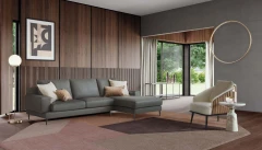 Kennedy — Modern sofa with a linear design.