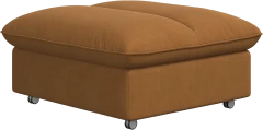 Southampton pouffe on wheels with storage