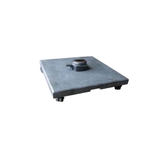 Hyde luxe parasol base w/wheels
