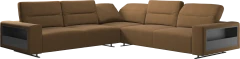 Hampton corner sofa with adjustable back and storage