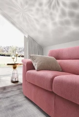 Trick — Linear sofa with a classic design.