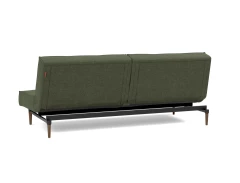 Splitback Styletto Sofa Bed Dark Wood
