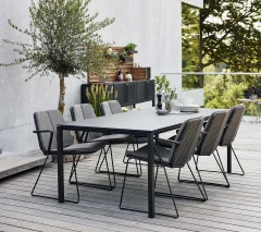 Vision armchair, stackable