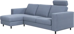 Indivi sofa with chaise longue left