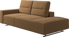 Hampton sofa with adjustable back and lounging unit right side