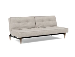 Splitback Styletto Sofa Bed Dark Wood