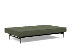 Splitback Styletto Sofa Bed Dark Wood