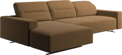 Hampton sofa with adjustable back and resting unit left side