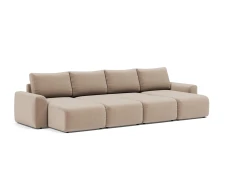 Norum Sofa Bed U-shape With Chunky Arms