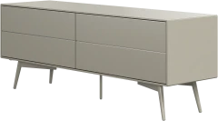 Fermo media unit with drop down doors