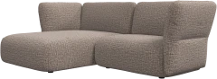 Paraggi 1.5-seater with chaise longue left