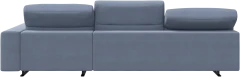 Hampton sofa with adjustable back and storage on the right side