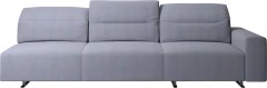 Hampton sofa with adjustable back and storage on the right side