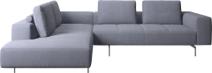 Amsterdam corner sofa with lounging unit