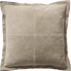 Suede cushion