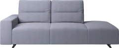 Hampton sofa with adjustable back and lounging unit left side