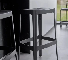 Cut bar chair, stackable