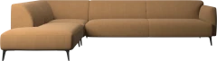 Modena corner sofa with lounging unit