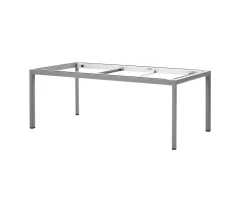 Drop dining table base, 200x100 cm