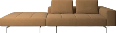 Amsterdam sofa with footstool on left side