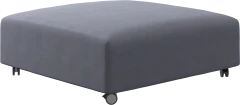 Hampton footstool on wheels