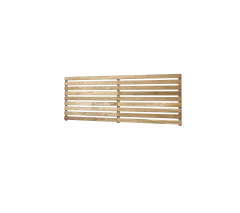 Drop teak wall