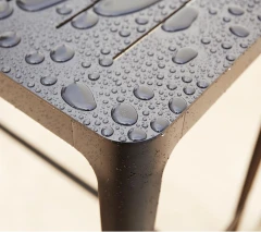 Cut bar chair, stackable