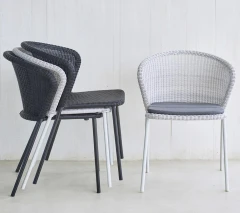 Lean chair, stackable