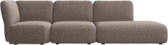 Paraggi sofa with lounging unit left