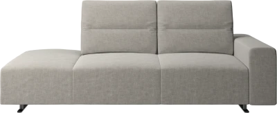 Hampton sofa with adjustable back and lounging unit left side