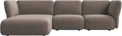 Paraggi 2-seater with chaise longue left