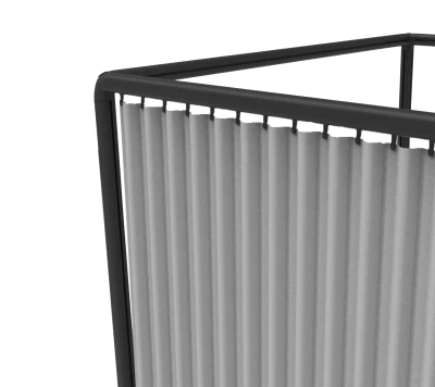 Laze cabana side curtain