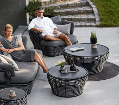 Basket lounge chair