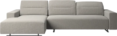 Hampton sofa with adjustable back and resting unit left side